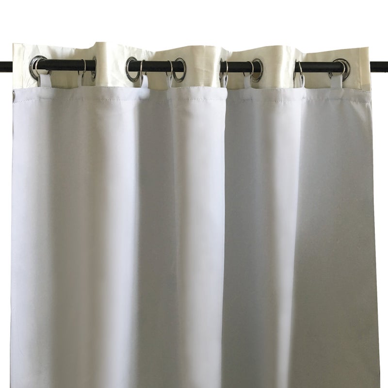 DriftAway Thermal Insulated Blackout Curtain Liner 2 Panels Each Liner Size 50 Inch by 92 Inch Rings Included - Image 1